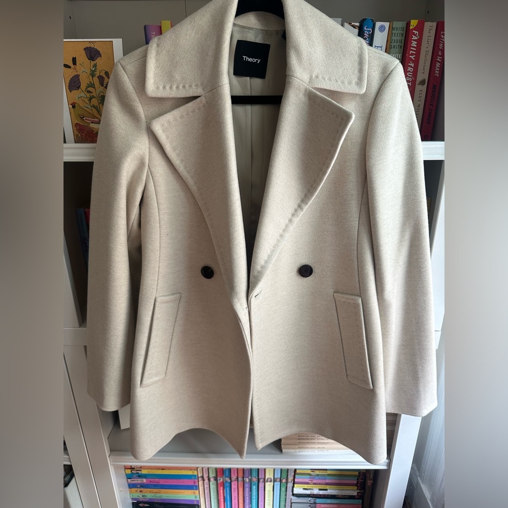Theory Sculpted Peacoat Wool Melton